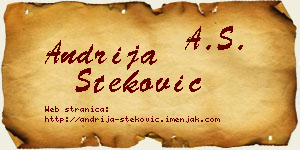 Andrija Steković vizit kartica